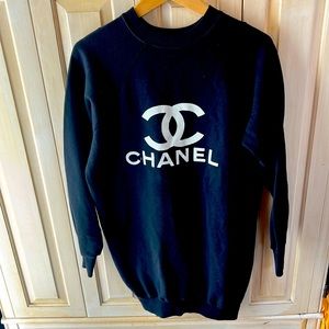 vintage trendy sweatshirt dress xl